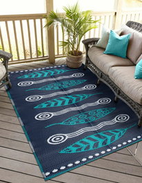 Conceptum Savana 8809 Alfombra Verde 90 x 180 cm
